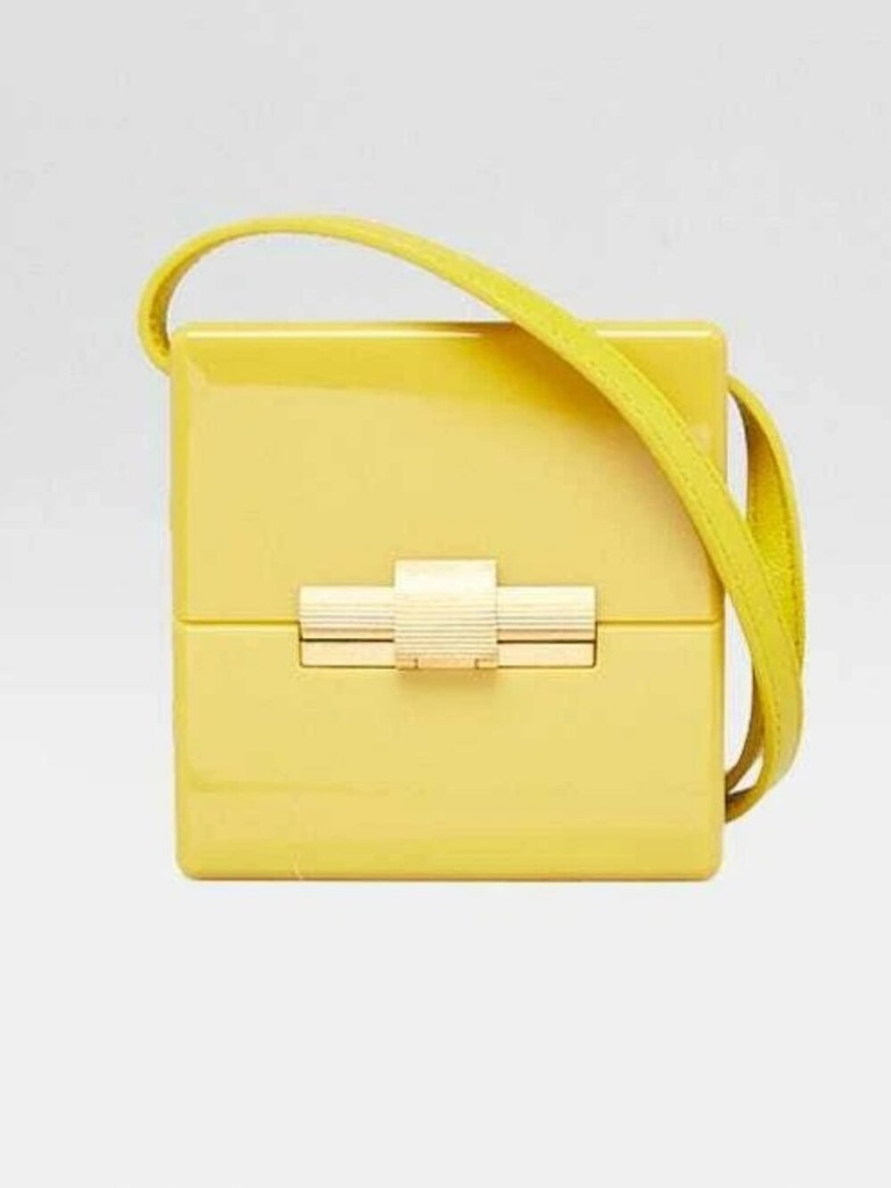 Bottega Veneta Yellow Acetate Daisey Crossbody Bag